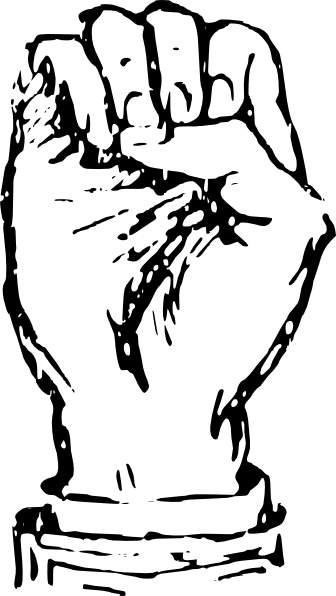 Deaf Alphabet E Clip Art At Clker - Letra E En Lenguaje De Señas (423x750)