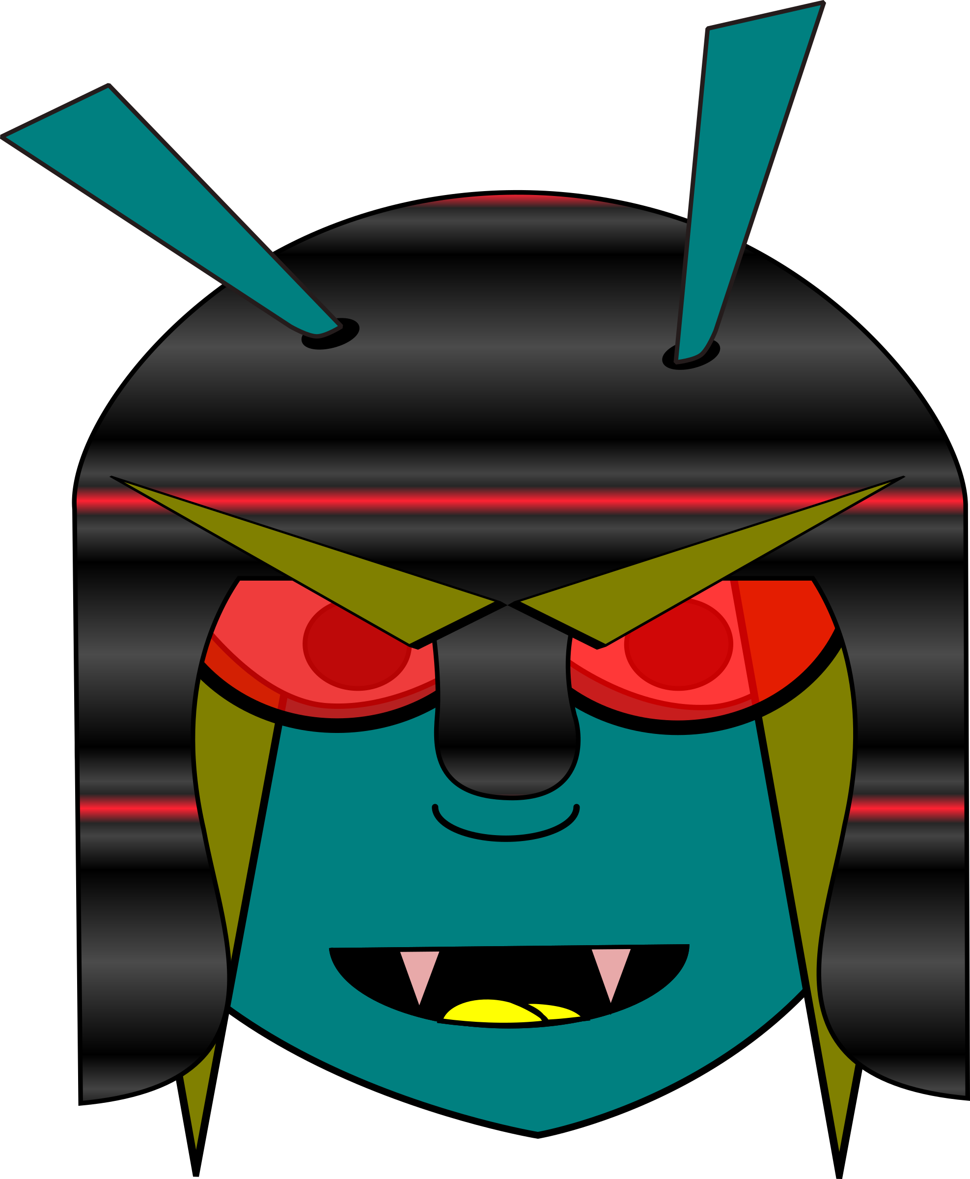 Alien Space Warrior Head - Icon (1975x2400)