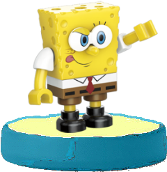 Spongebob Hey Patrick Spongebob No Problem Patrick - Spongebob Amiibo (610x527)