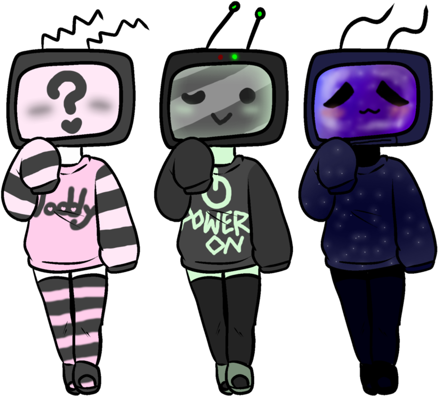 Rgb Tv Head Adopts//closed By Seashell-paws - Rgb Tv Head Adopts//closed By Seashell-paws (965x827)