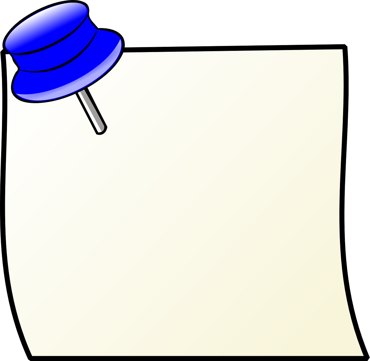 Push Pin Clip 16, Buy Clip Art - Note Clip Art (1280x1249)