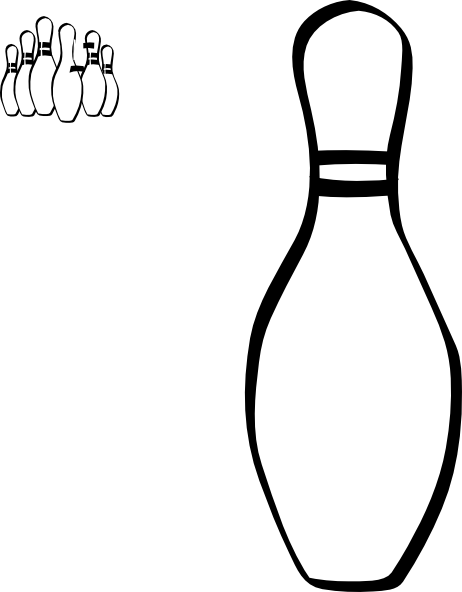 Pin Bowling Vector Png (462x592)
