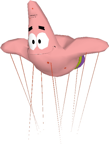 Download Zip Archive - Spongebob Creature From The Krusty Krab Models (750x650)