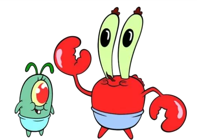 Krabs Plankton And Karen Spongebob Squarepants Squidward - Plankton As A Baby (683x683)
