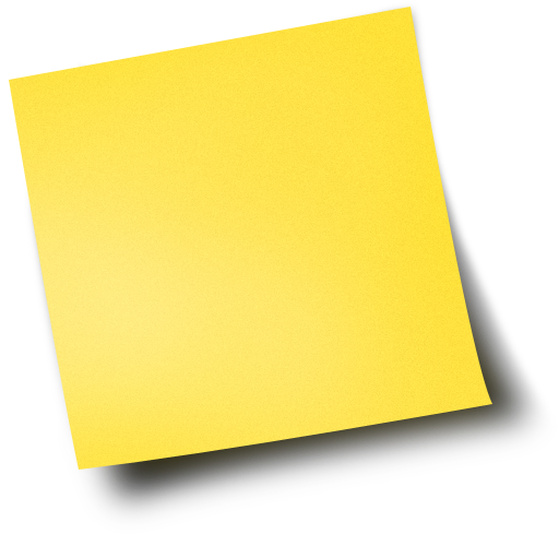 Post It By Listoric - Post It Lapp Transparent (800x600)