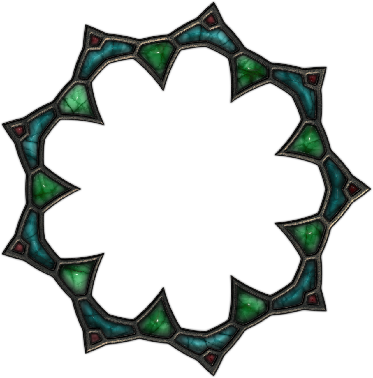 Gemstone Frame By Jojo-ojoj - Jojo Frame Png (1280x1298)