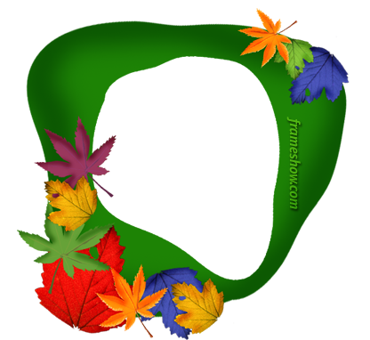 Colorful Fall Photo Frame - Colorful Fall Photo Frame (416x382)