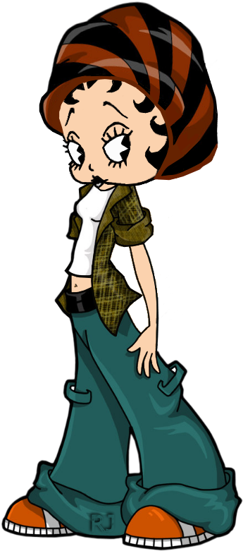 Bb Rasta Head - Betty Boop (439x927)