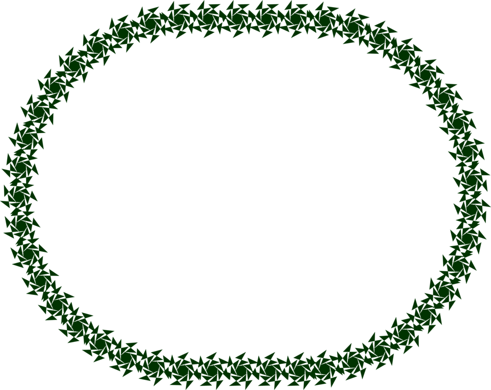 Illustration Of A Blank Frame Border Of Green Star - Tiffany & Co Schlumberger Lynn Necklace (958x762)