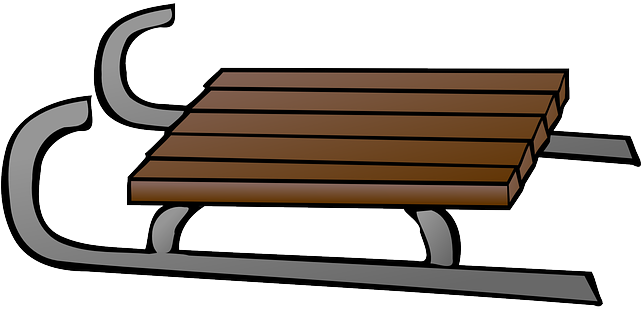 Sledge-145993 640 - Sledge Clipart (640x320)