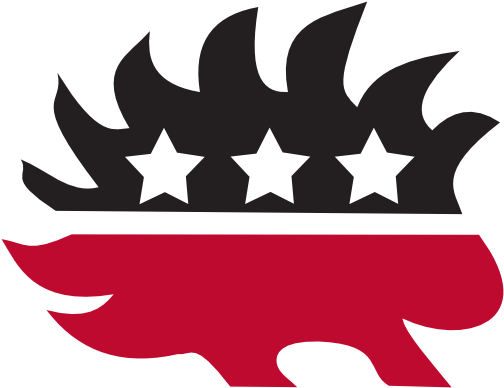 Black Red Libertarian Porcupine 555px - Libertarian Alt Right Pipeline (1969x1556)