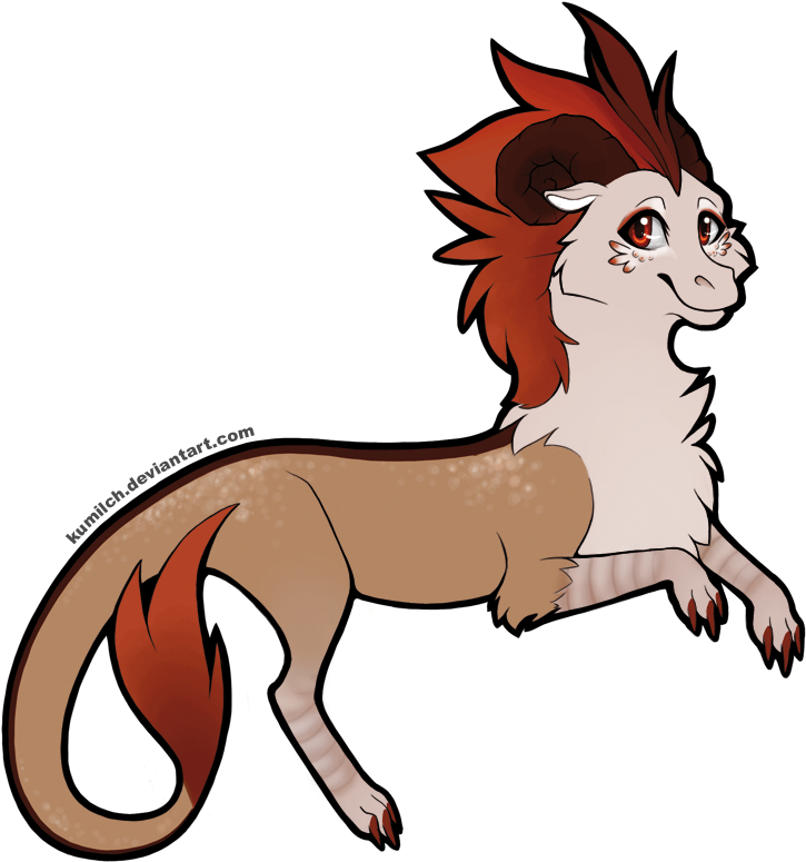 Mythical Creature Mascot - Cartoon (900x824)