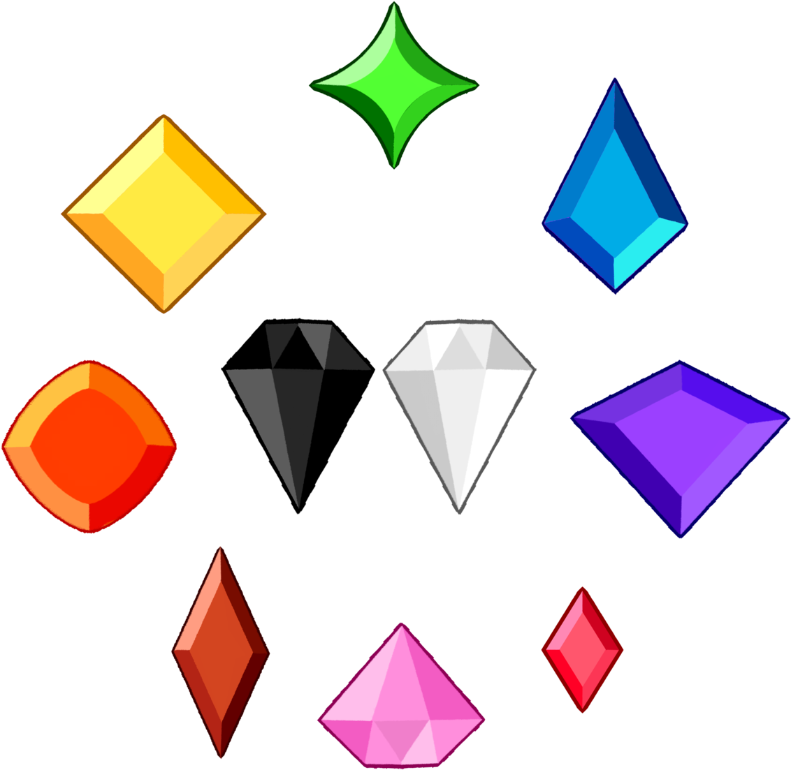Diamonds And Fan Diamonds - Diamond (1280x1280)