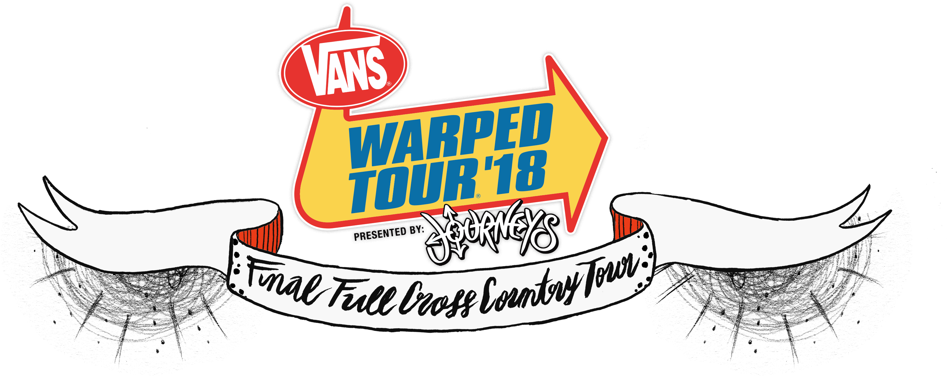 The Vans Warped Tour Final Lineup Announced - Vans Warped Tour 2018 (3300x1327)