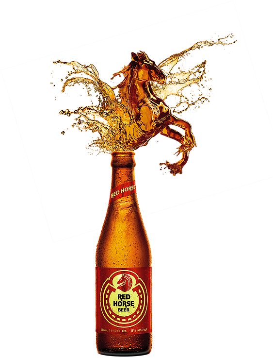 Red Horse Beer Png (600x789)