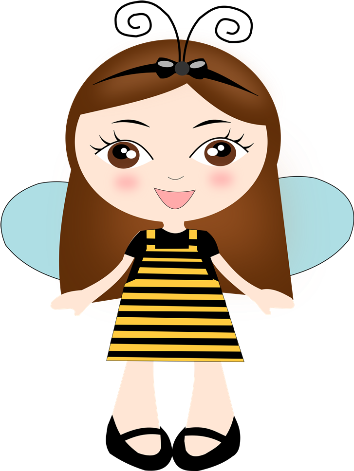 Menina Abelhinha Free - Drawing (818x996)