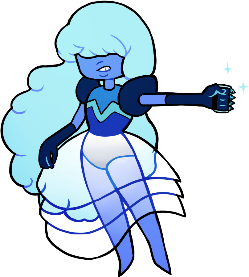 Sapphire Steven Universe Sapphire's Weapon (910x981) Png Clipart
