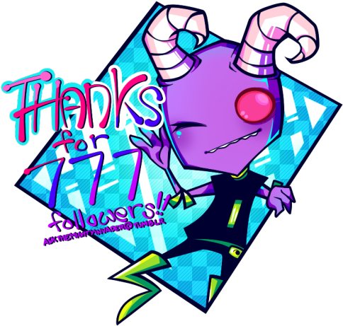 [[ Thanks For The 777 Followers ☆ Here's A Prisoner - Cartoon (500x500)