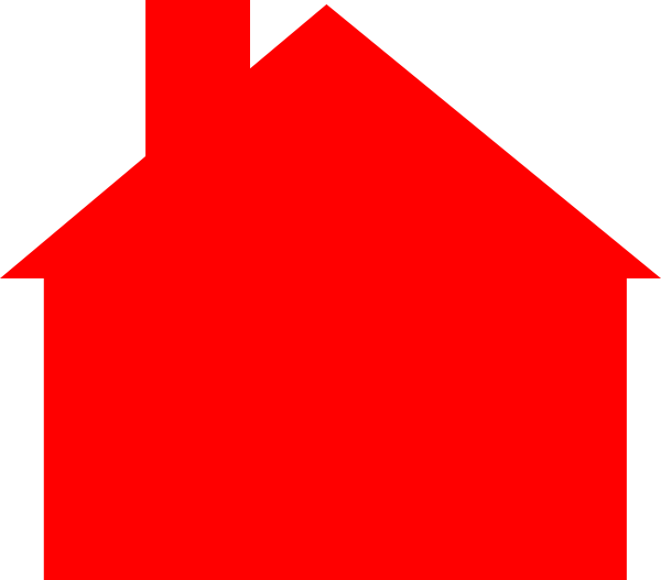 Red House 3 Clip Art At Clker - House Clipart Red (600x527)