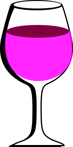 Glass Of Wine Clip Art At Clker - Clip Art Wine Glasses Transparent (294x590)
