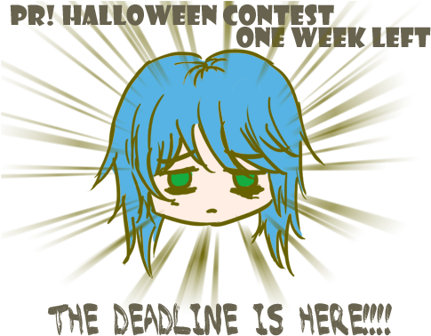 Halloween Contest Reminder One Week Left - Gangsta Words (500x389)