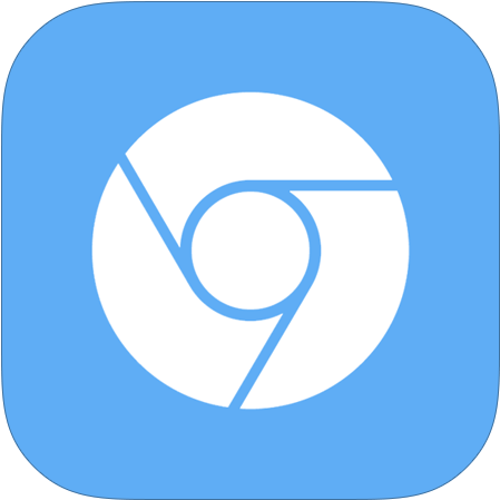 Google App Updated To Version - Google Chrome White Icon (512x512)