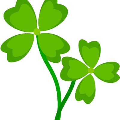 《緑の葉》 - 四葉 の クローバー (400x400)