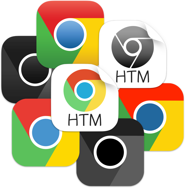 Awesome Ios Style Google Chrome Icons By Chillitrav - Chrome Icon Ios Style (611x620)