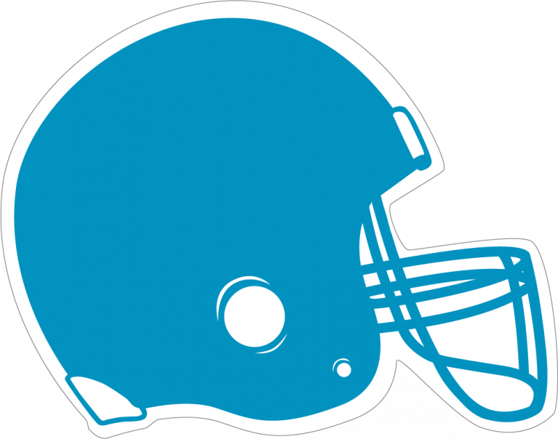 Custom Football Helmet Shaped Car Magnets - Helmet Monogram Decal Only For 30 Oz Tumbler (balck) (800x630)