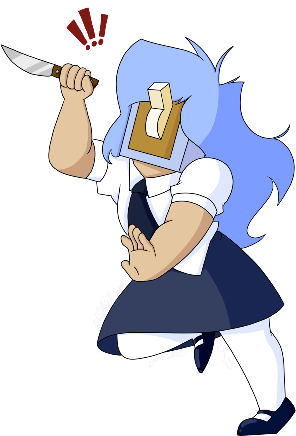 Clumsy Killer By Art Tart Taffyness - Bfb Liy Human (1024x1438)