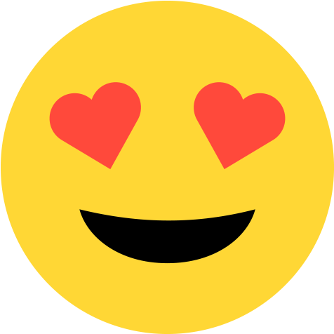 Emoji - Heart Eyes - Emoji I Love U (500x500)