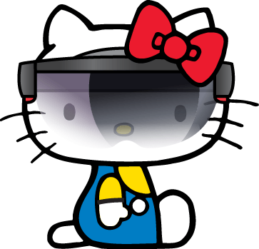 Hello Kitty Para Actiongram - Original Hello Kitty Png (363x349)