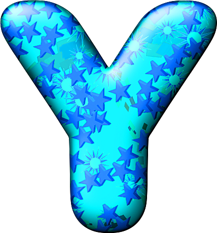 Clip Arts Related To - Cool Letter Y (425x456)
