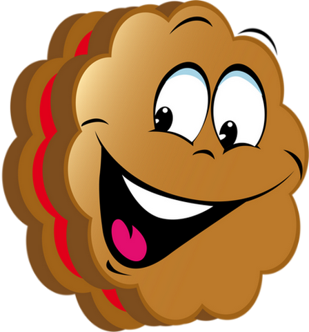 Cy Gâteau Heureux - Emoticon (448x480)