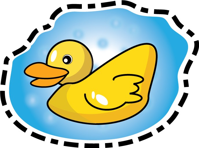 Clipart Ducky - Illustration (688x512)