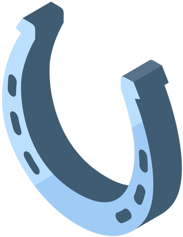 Six Holes Silver Horseshoe Icon Transparent Png - Silver (512x512)