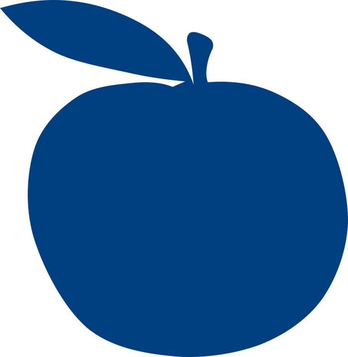 Squash Clipart Blue Apple - Blue Apple Png (1246x1280)