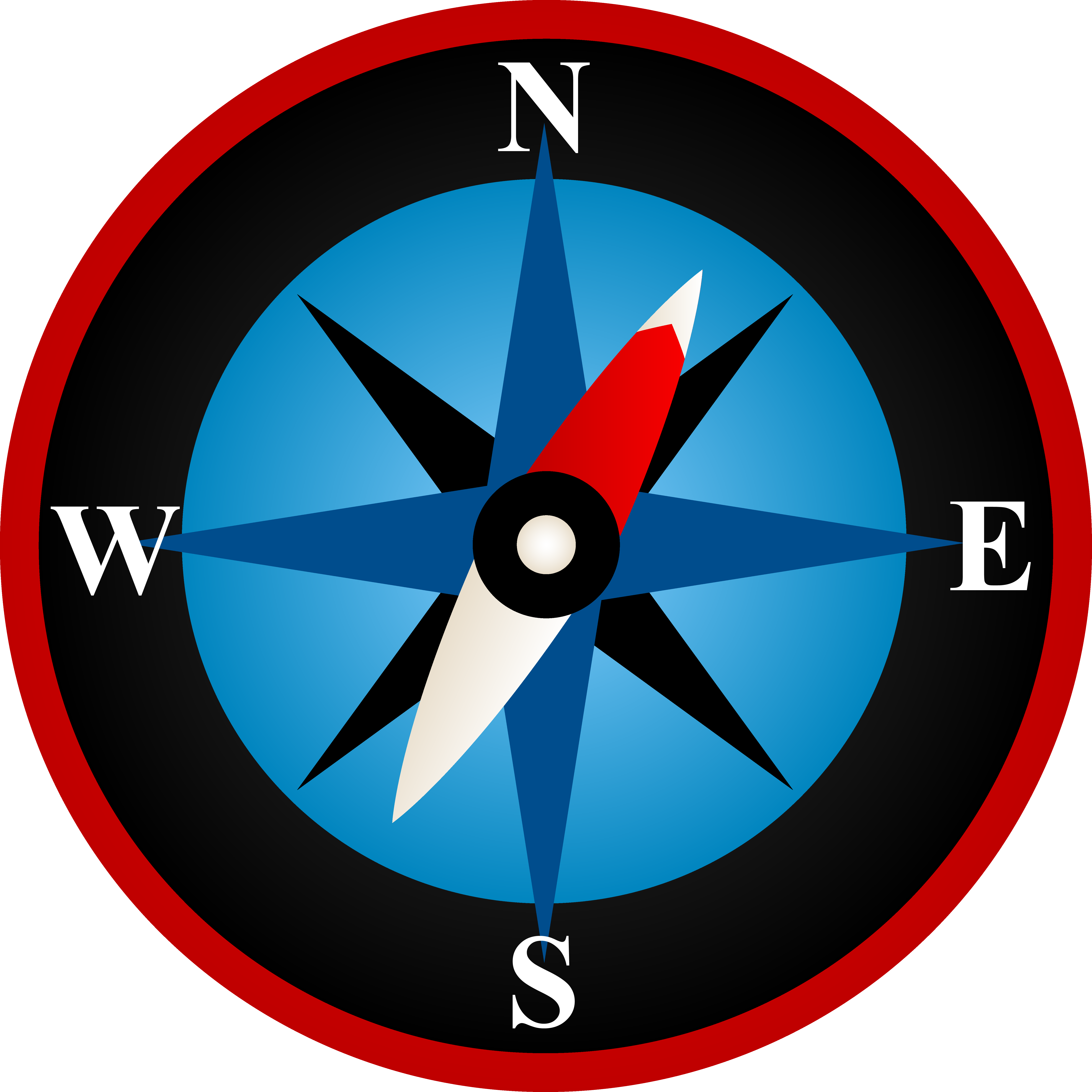 Cartoon Compass Clipart - Fakey Fake Gps Location Spoof (6128x6128)