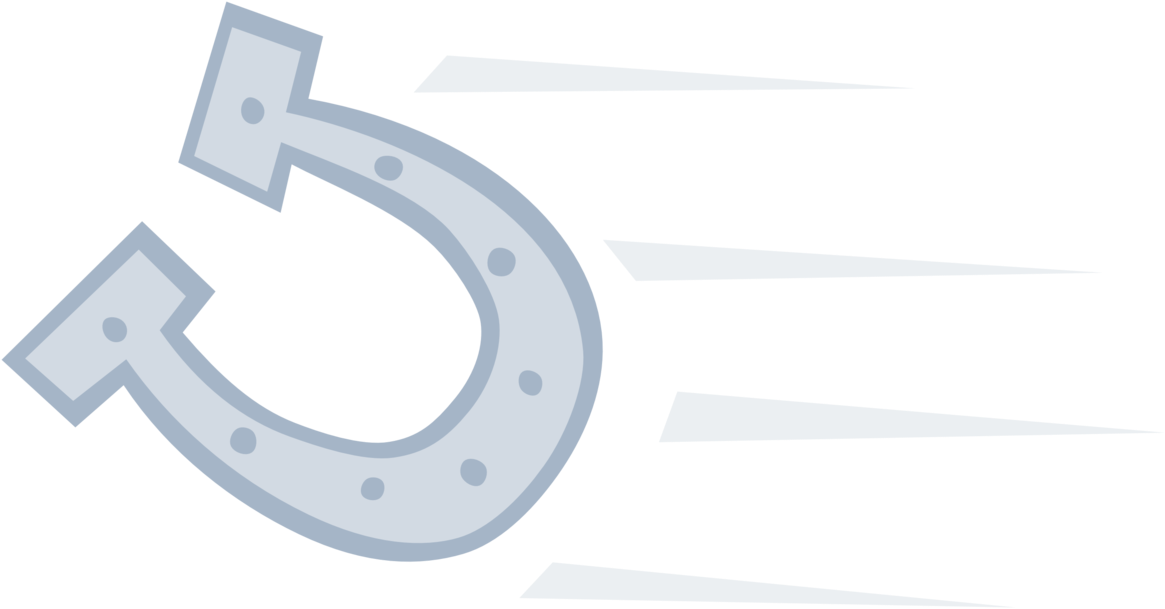 Flying Horseshoe Cutie Mark Request By The Smiling - Mlp Horseshoe Cutie Mark (1225x653)