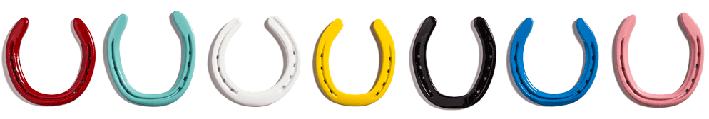Powdercoated Horseshoes All Colors - Crescent (1024x177)