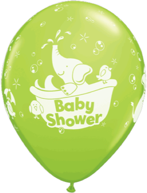 Elephant Baby Shower 11r Special Asst - Balloon (650x650)