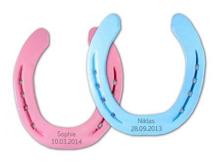 Horseshoe Box With Motif Zur Geburt - Crescent (450x450)