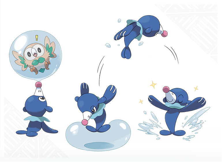 Pokemon Sun And Moon - Pokemon Sun And Moon Popplio (770x562)