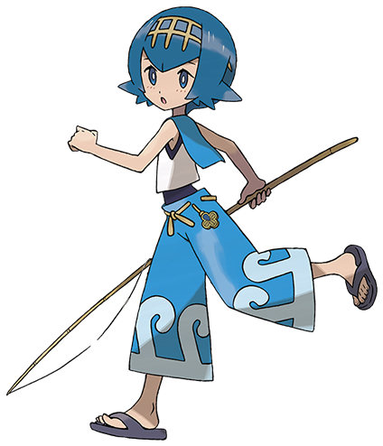 Lana Is A Captain Who Is An Expert With Water-type - Pokemon Sun And Moon Lana (500x500)