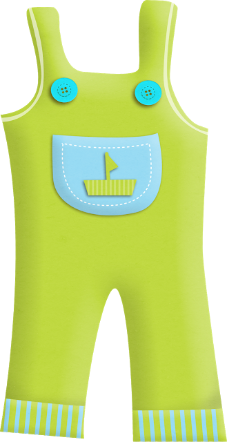 Babyshower Varon Conjunto Ilustraciones - Baby Shower Green Png (329x640)