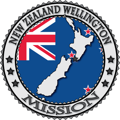 Clip Art New Zealand Wellington Lds Mission Flag Cutout - California Long Beach Mission (400x400)