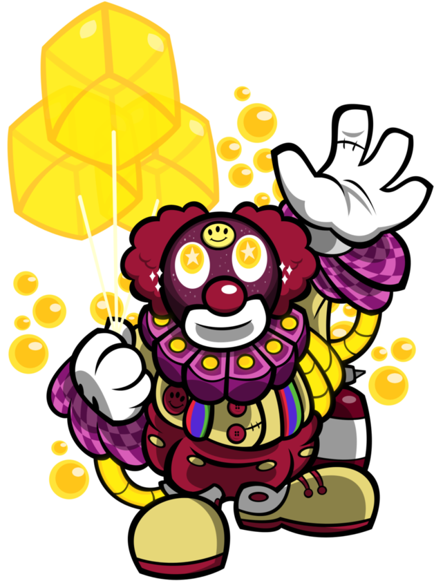 Oleg The Hero Clown, - Cartoon (762x1048)