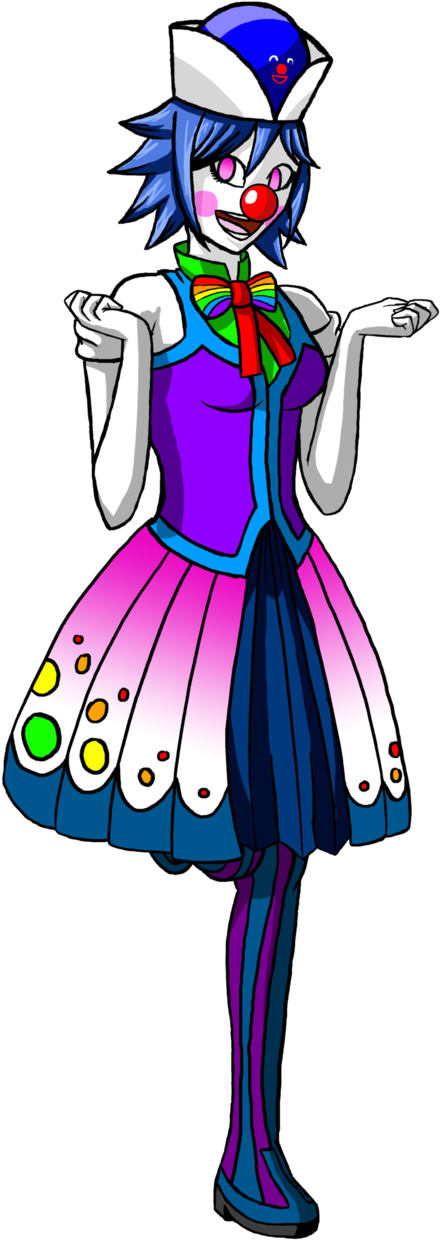 Juvia Clown By Tf-circus - Anime Clown Png (576x1388)