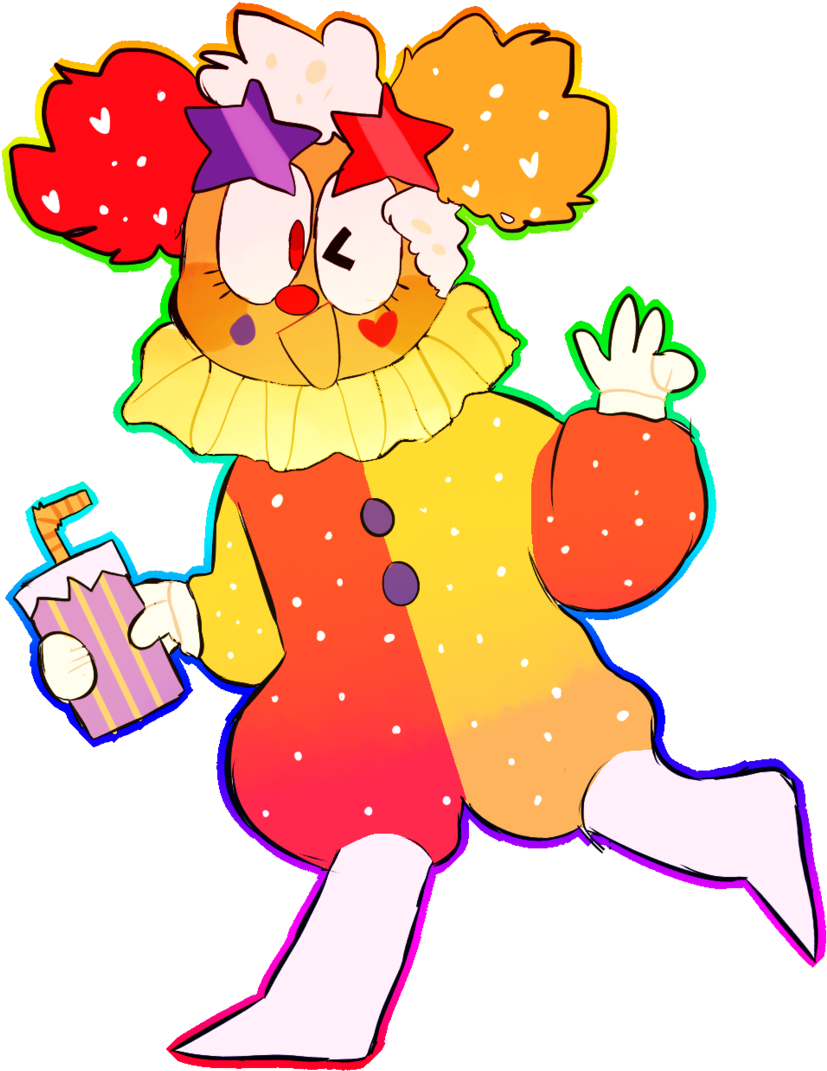 Clown Honk Followed By Gunshot By Vampzies - Cartoon (1024x1171)