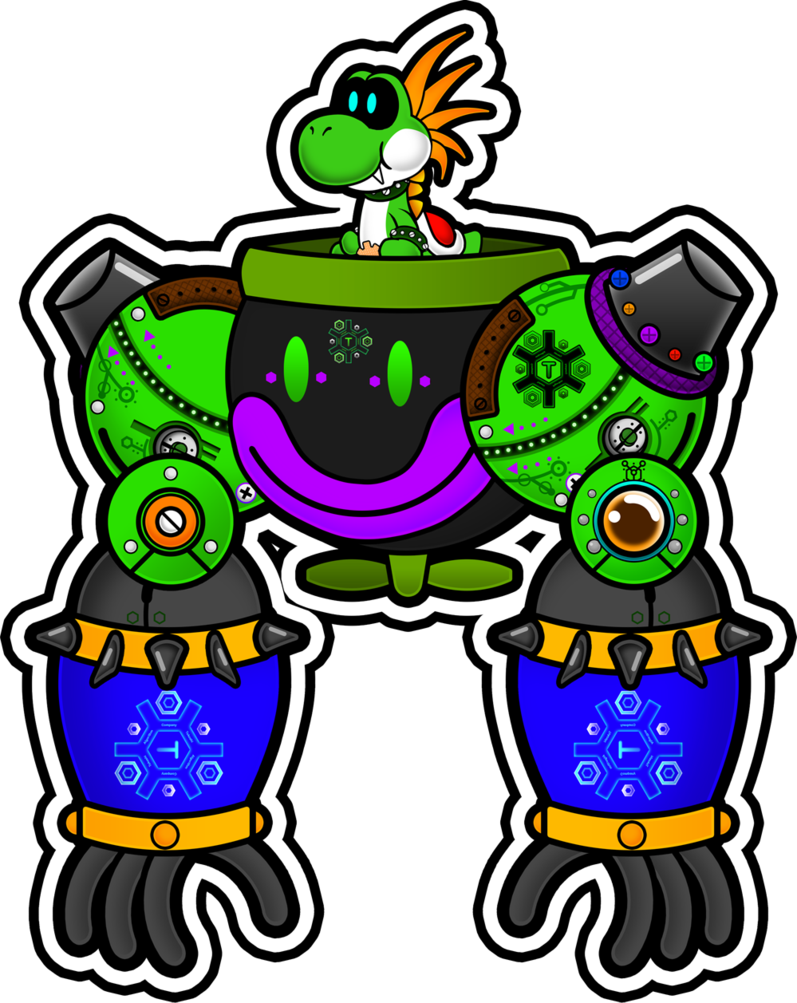 Tekoshi W/ Megabyte Clown Car By Dreamspeed - Cartoon (797x1003)